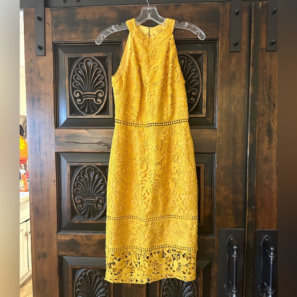 Antonio Melani lace halter dress